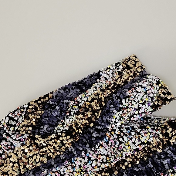 ANTHROPOLOGIE Sequin Top by Maeve/ Maribella Mock Neck design extra small - Picture 17 of 17